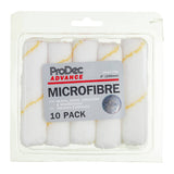 ProDec Microfibre Short Pile Mini Rollers - 10 pack