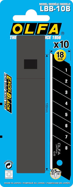 Olfa Excel Black Ultra Sharp Blades, pack of 10